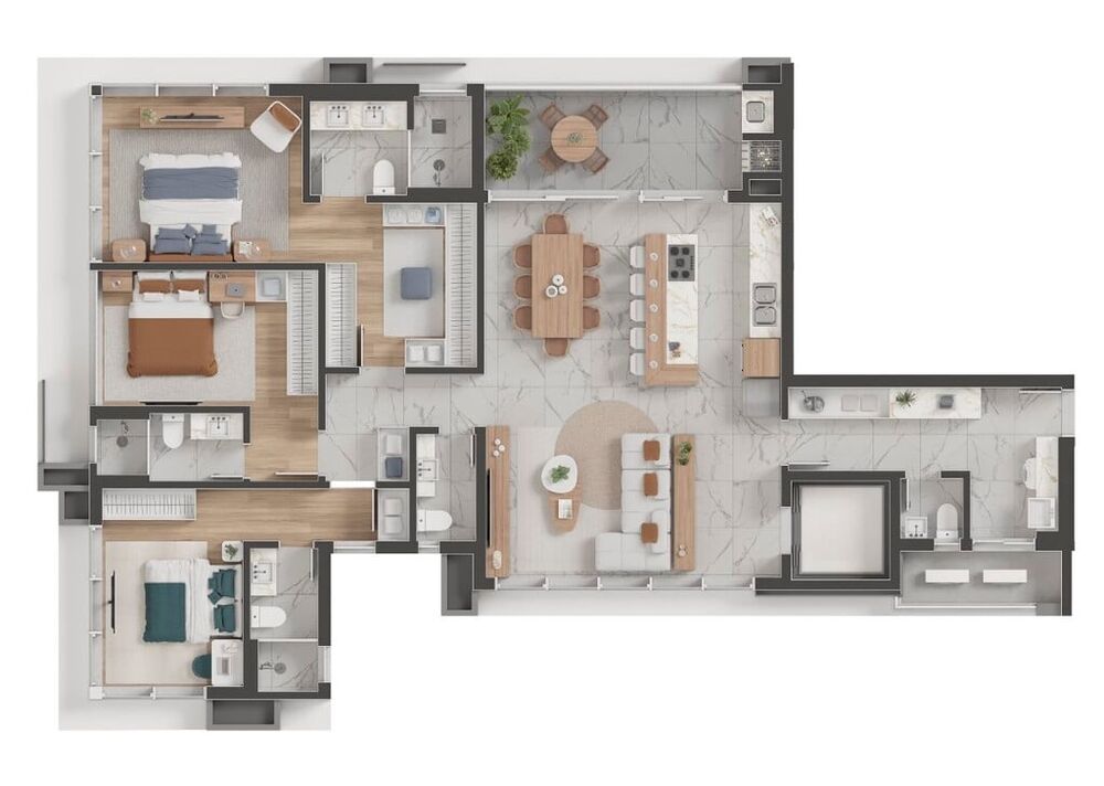 Apartamento, 3 quartos, 156 m² - Foto 15