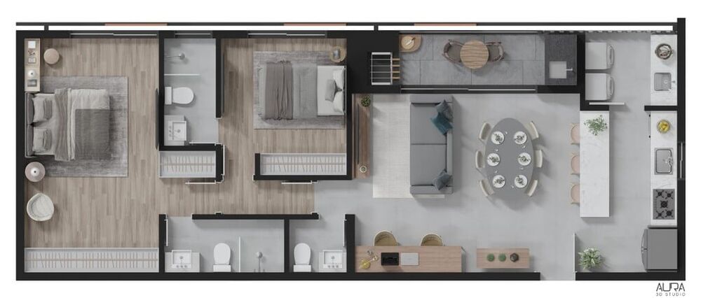 Apartamento, 2 quartos, 137 m² - Foto 26