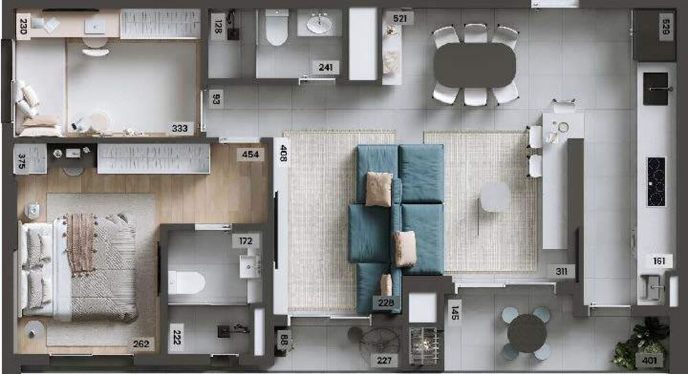 Apartamento, 2 quartos, 66 m² - Foto 33
