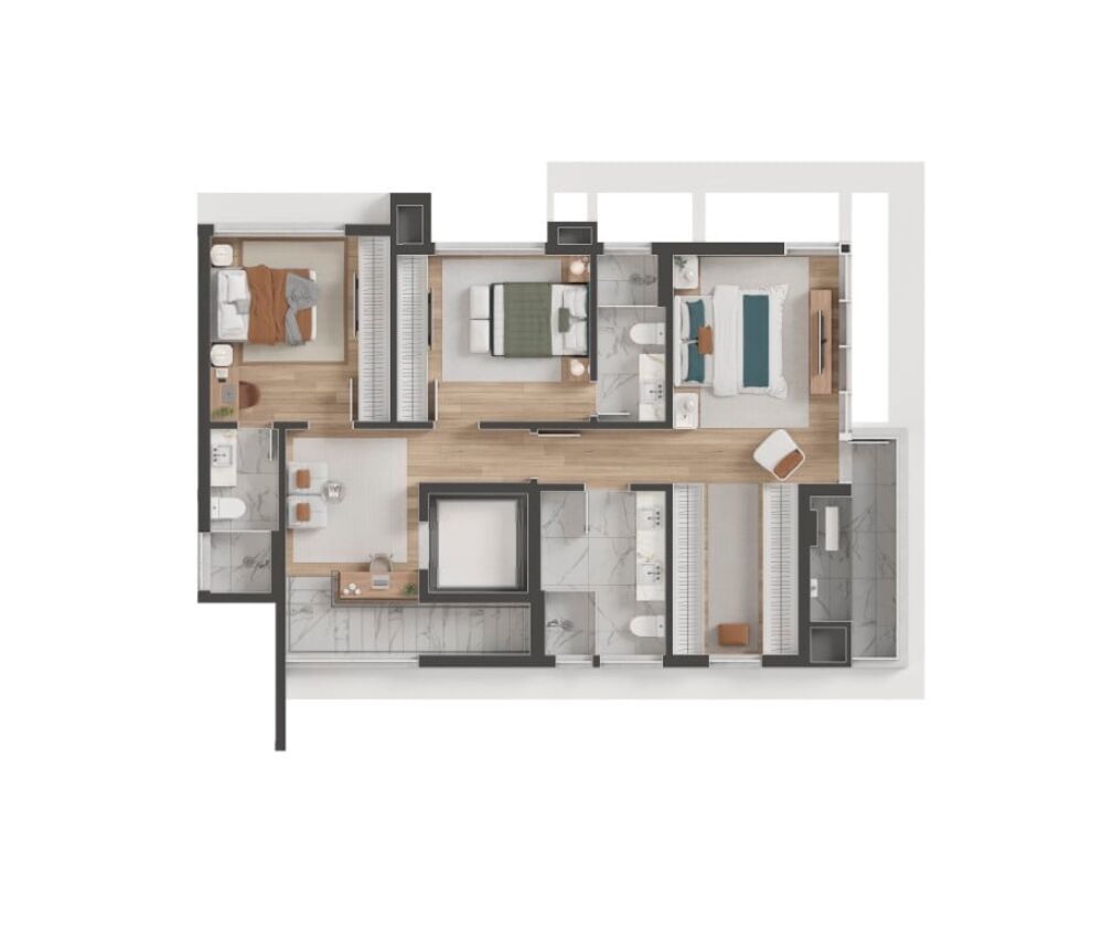 Apartamento, 3 quartos, 139 m² - Foto 5