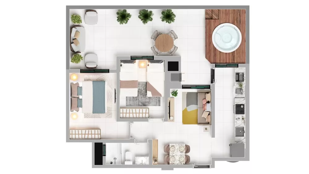 Apartamento, 2 quartos, 74 m² - Foto 10