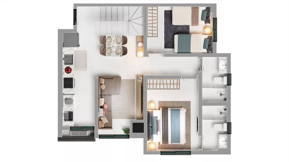 Apartamento, 2 quartos, 74 m² - Foto 18