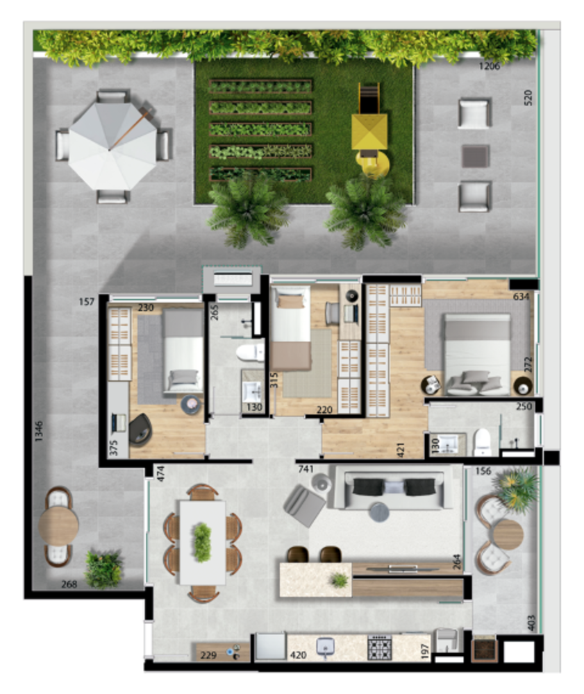 Apartamento, 3 quartos, 94 m² - Foto 24