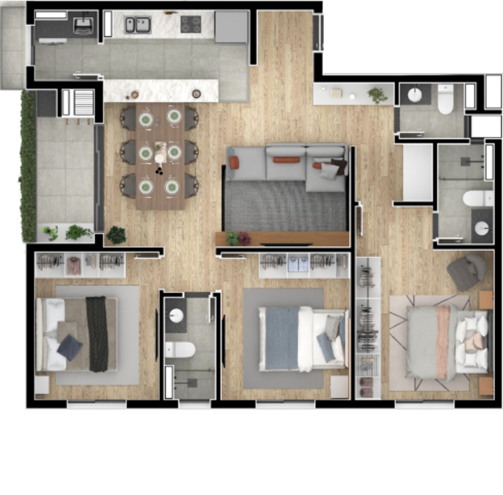 Apartamento à venda com 3 quartos, 86m² - Foto 25