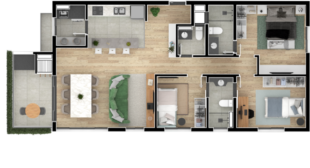 Apartamento à venda com 3 quartos, 86m² - Foto 26