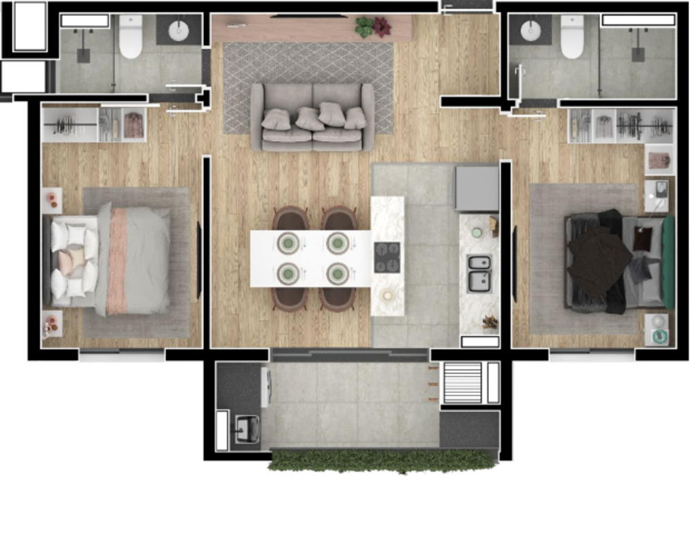 Apartamento à venda com 3 quartos, 86m² - Foto 24