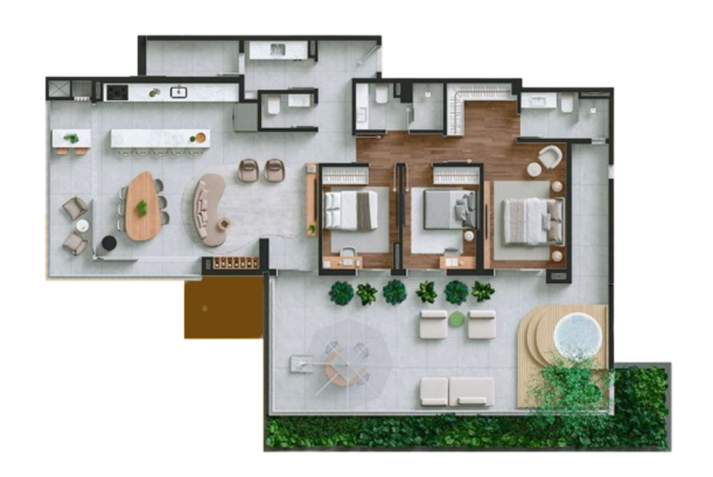 Apartamento, 3 quartos, 235 m² - Foto 11