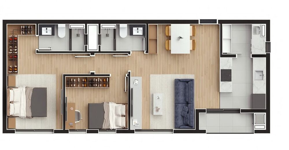 Apartamento, 2 quartos, 72 m² - Foto 12