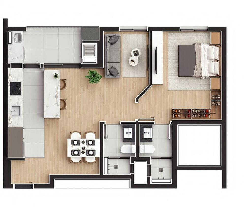 Apartamento, 2 quartos, 72 m² - Foto 10