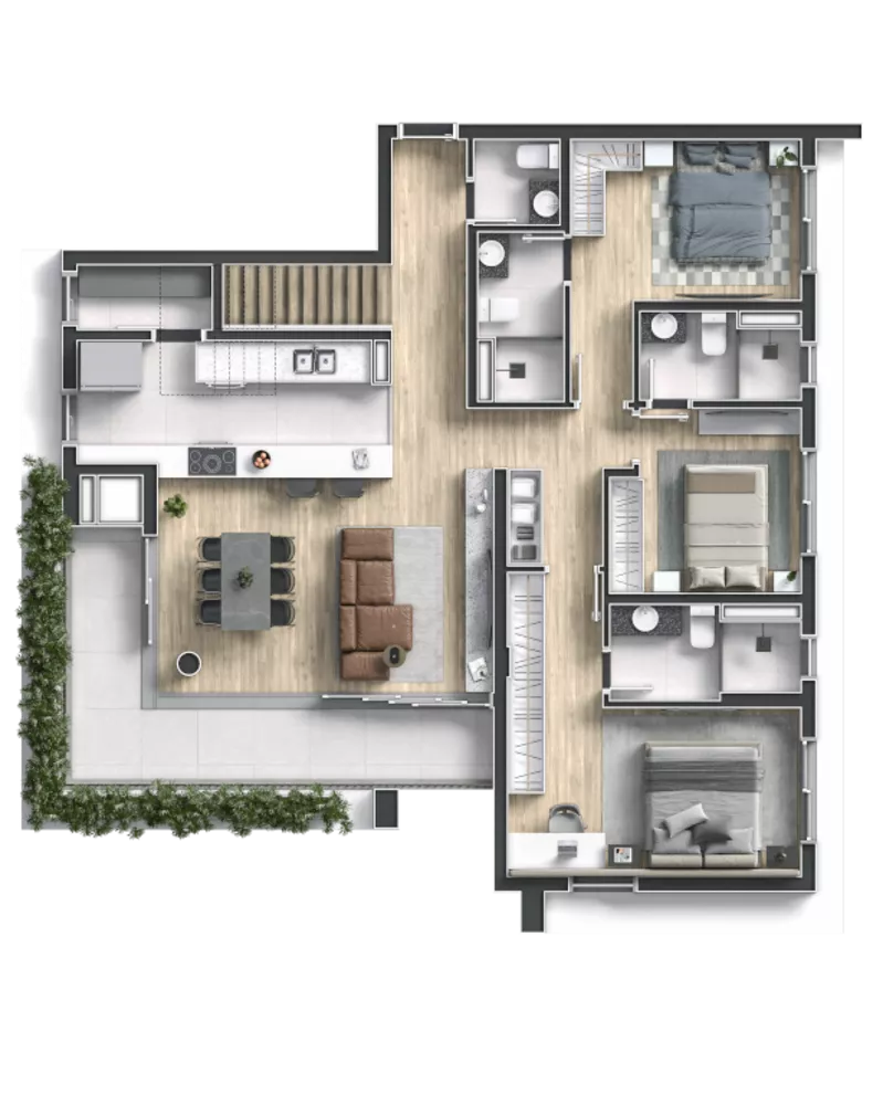 Apartamento, 3 quartos, 70 m² - Foto 28