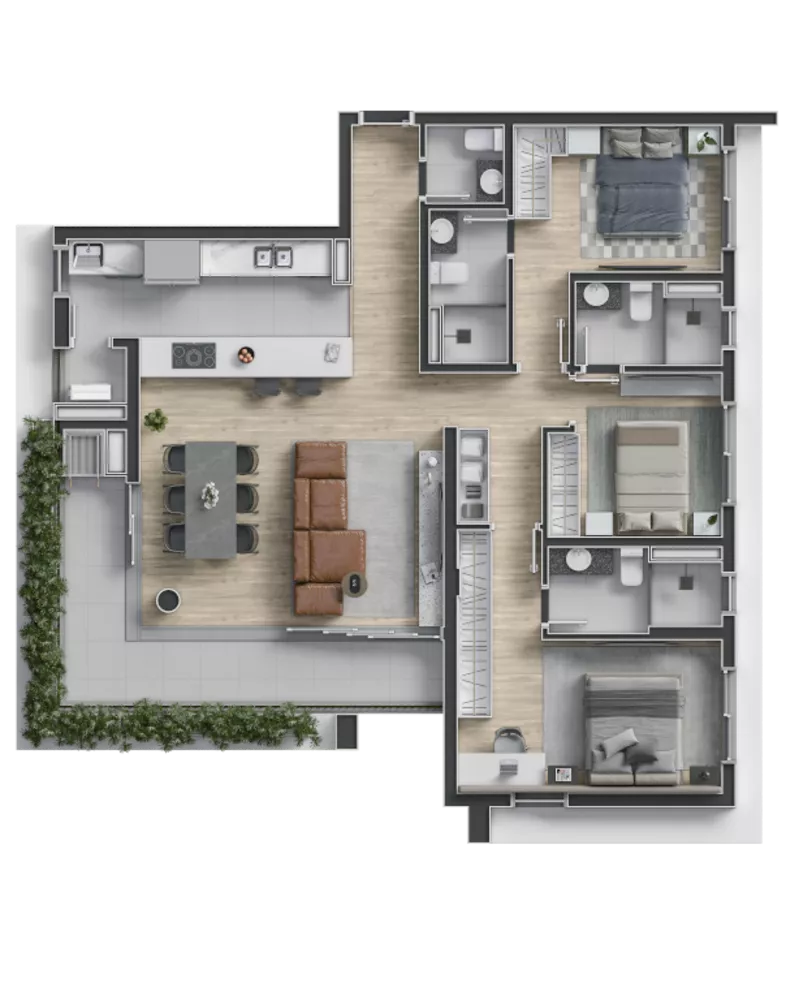 Apartamento, 3 quartos, 70 m² - Foto 26