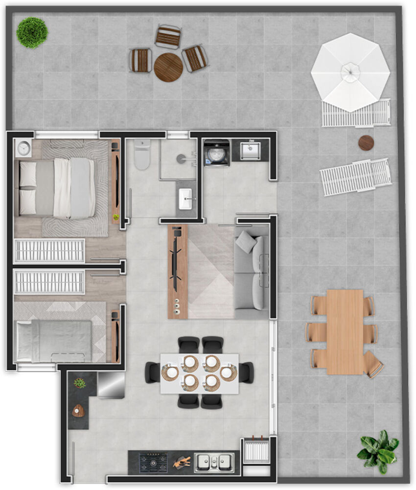 Apartamento à venda com 2 quartos, 56m² - Foto 13