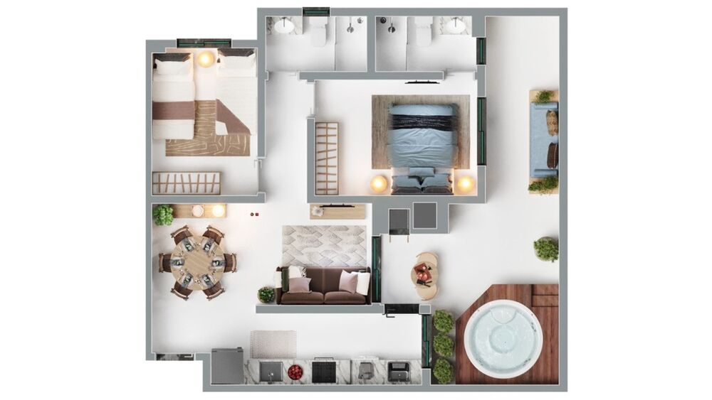 Apartamento, 2 quartos, 48 m² - Foto 34