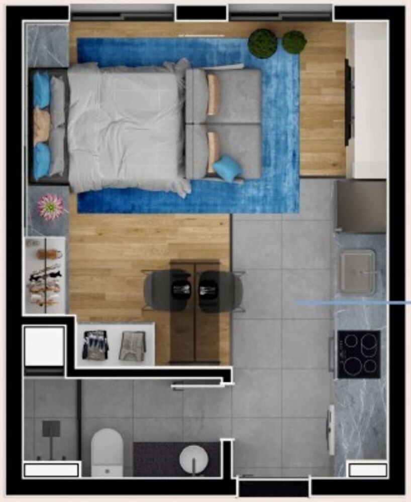 Apartamento, 1 quarto, 38 m² - Foto 4