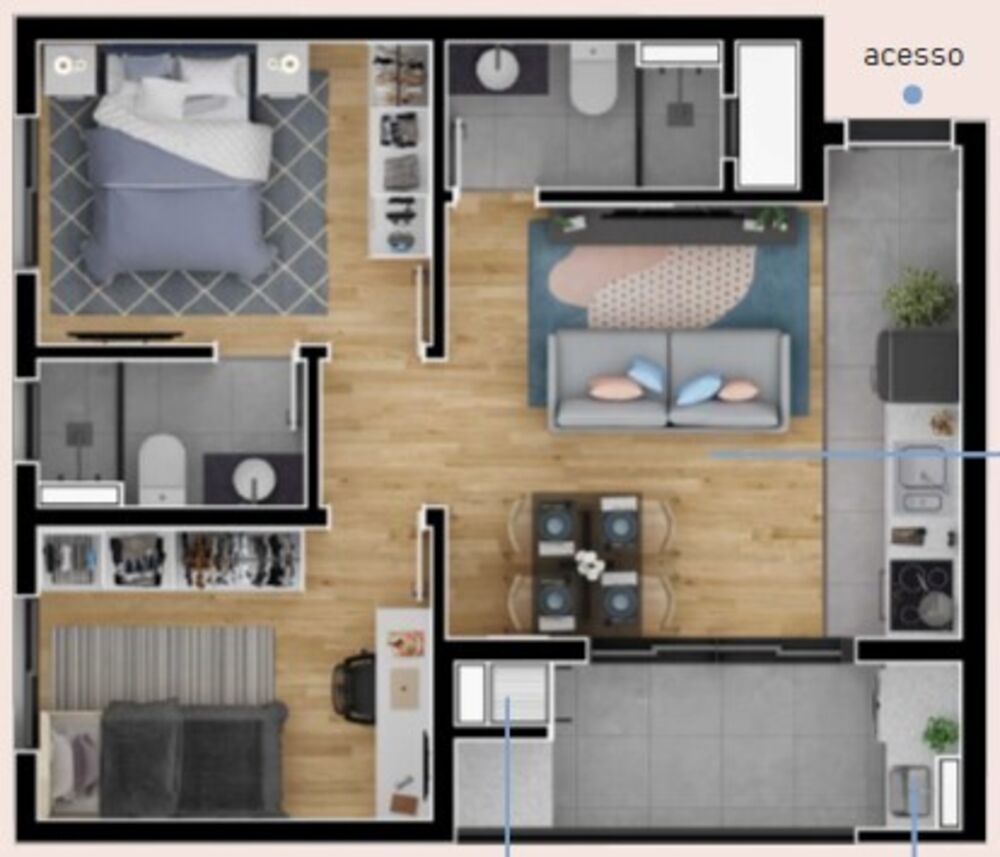 Apartamento, 1 quarto, 38 m² - Foto 8
