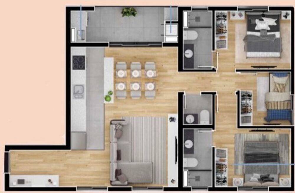 Apartamento, 1 quarto, 38 m² - Foto 11