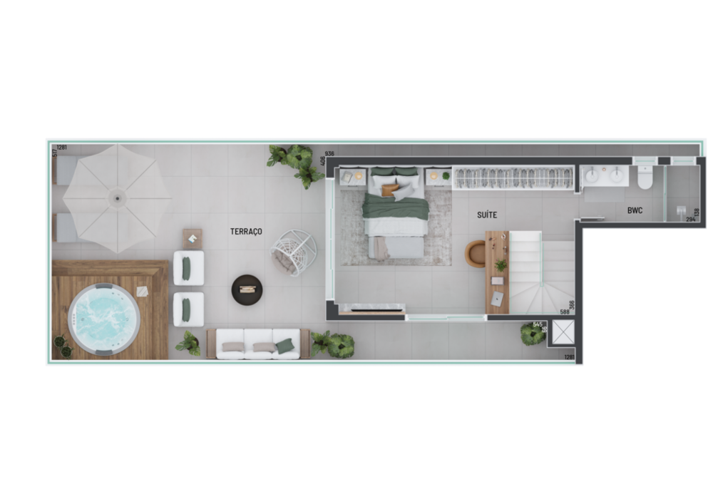 Cobertura, 3 quartos, 133 m² - Foto 15