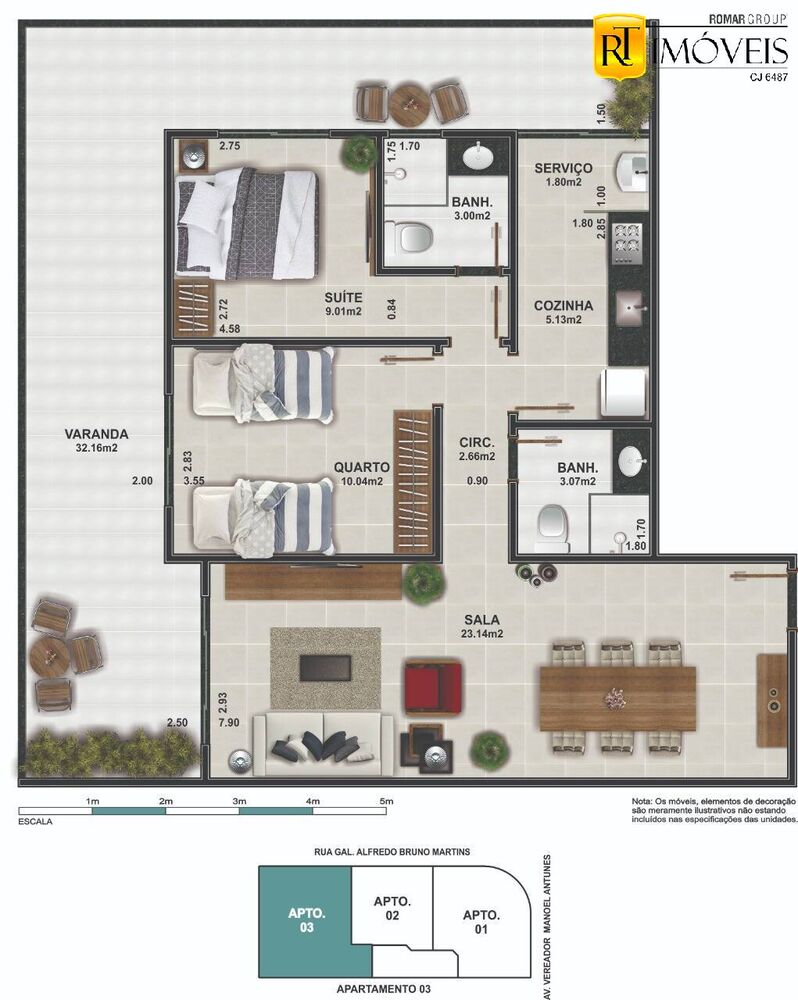 Apartamento, 1 quarto, 55 m² - Foto 15