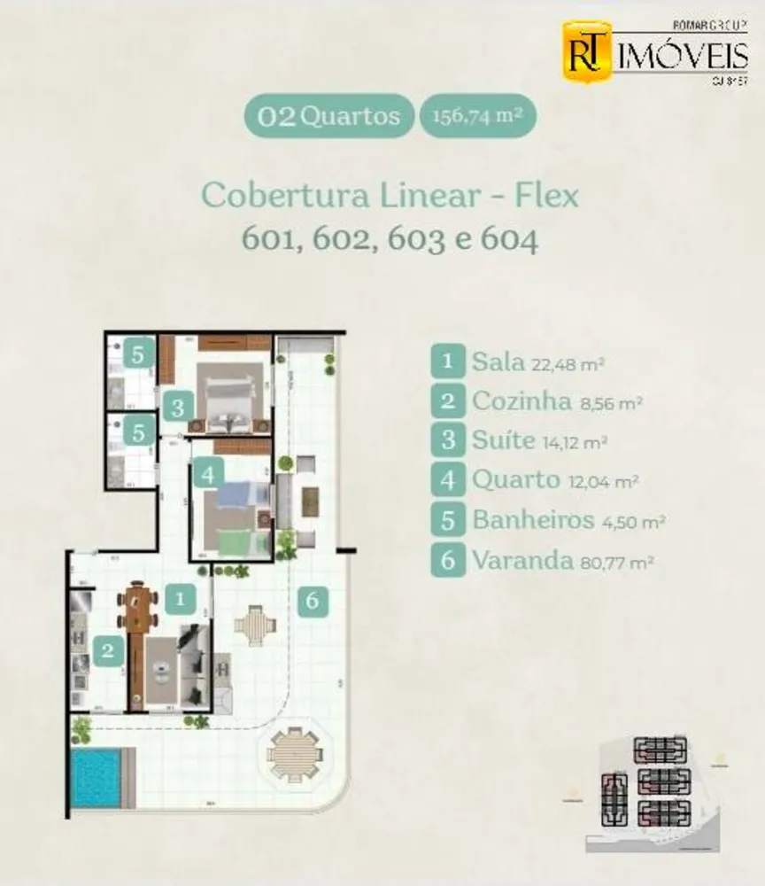 Apartamento, 1 quarto, 64 m² - Foto 48