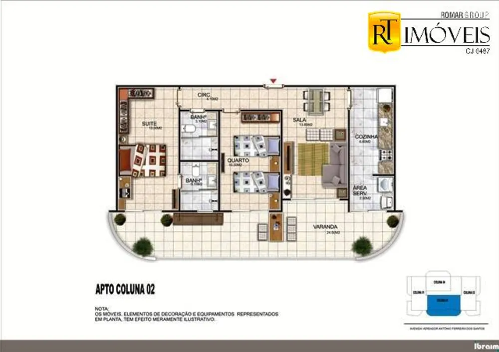 Apartamento, 1 quarto, 60 m² - Foto 6