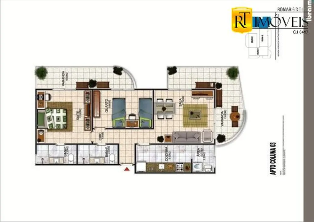 Apartamento, 1 quarto, 60 m² - Foto 6