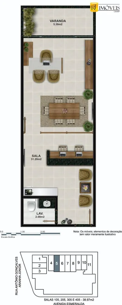 Apartamento, 1 quarto, 53 m² - Foto 47