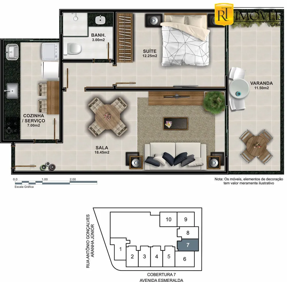 Apartamento, 1 quarto, 53 m² - Foto 37