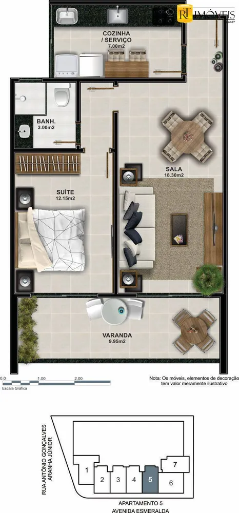 Apartamento, 1 quarto, 53 m² - Foto 43
