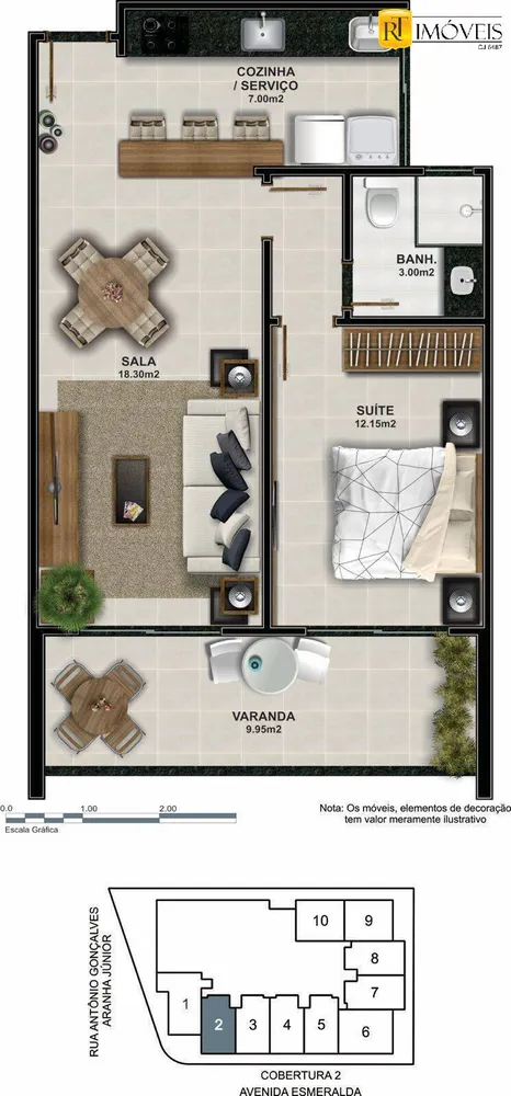 Apartamento, 1 quarto, 53 m² - Foto 41