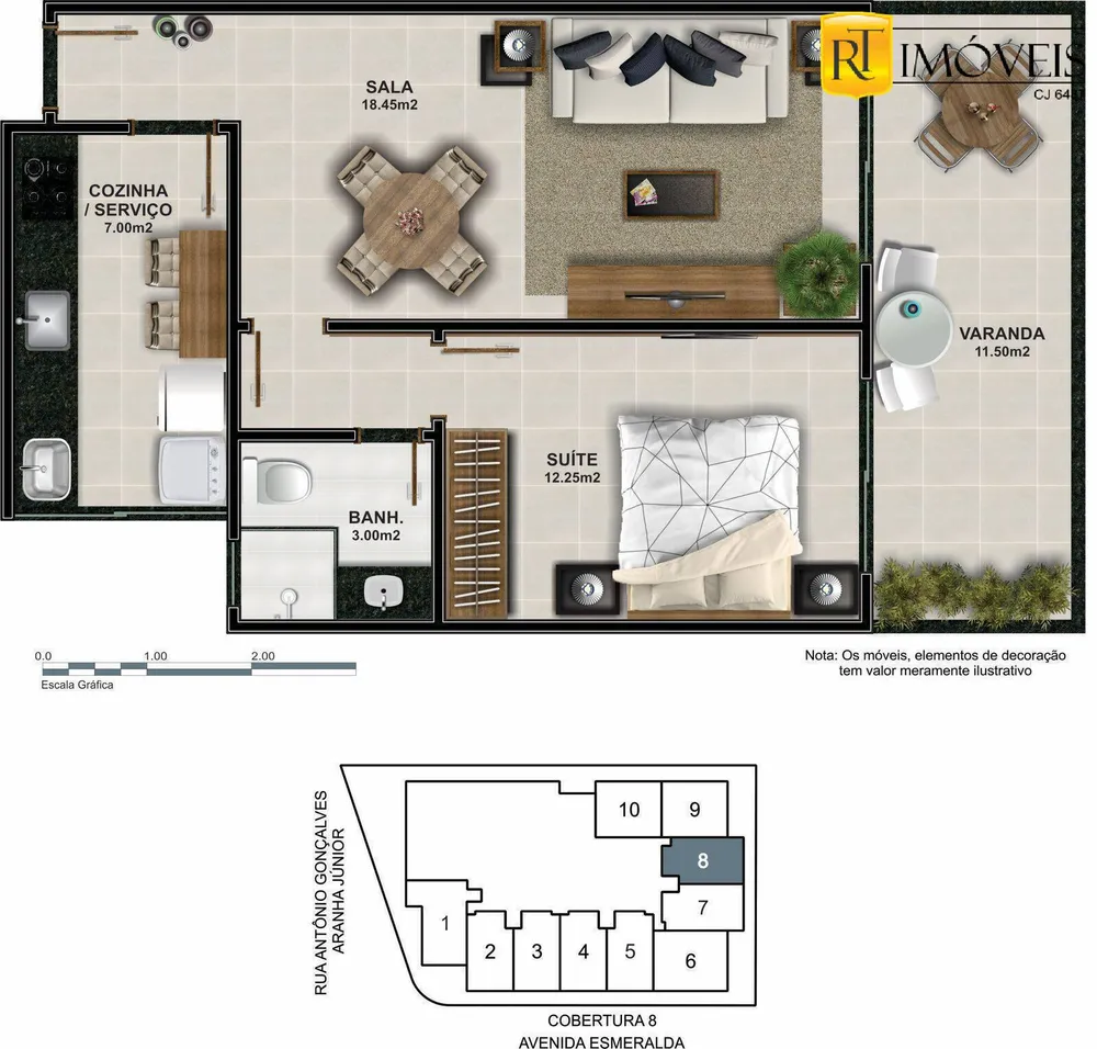 Apartamento, 1 quarto, 53 m² - Foto 36