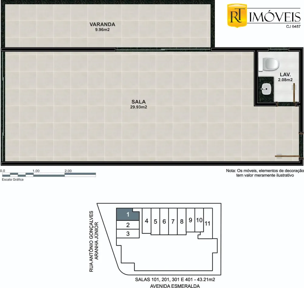 Apartamento, 1 quarto, 53 m² - Foto 46