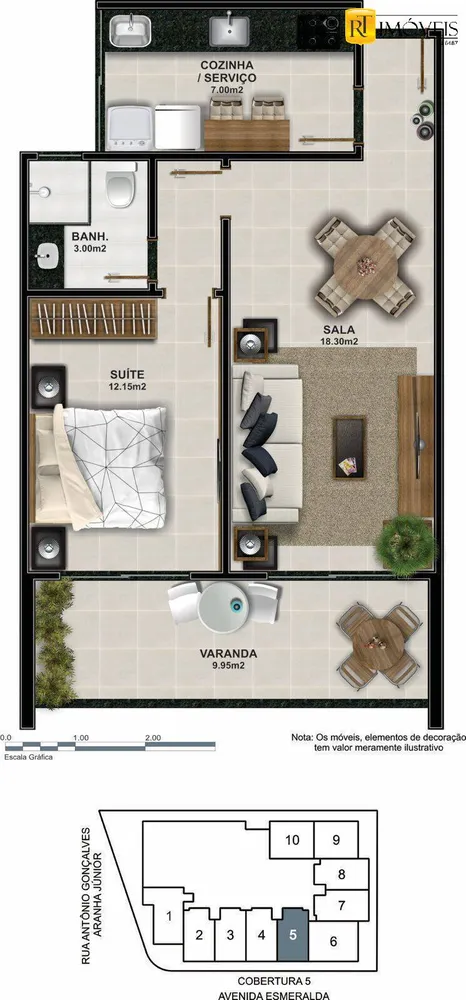 Apartamento, 1 quarto, 53 m² - Foto 31