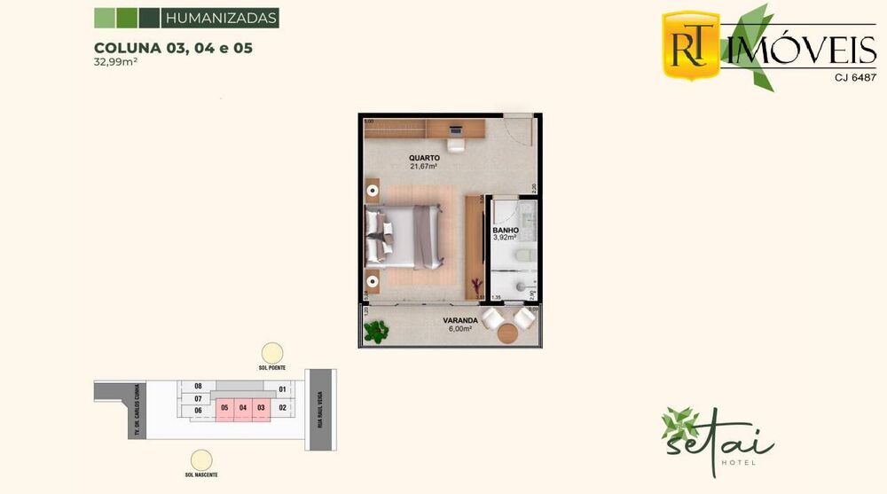 Apartamento, 1 quarto, 32 m² - Foto 9