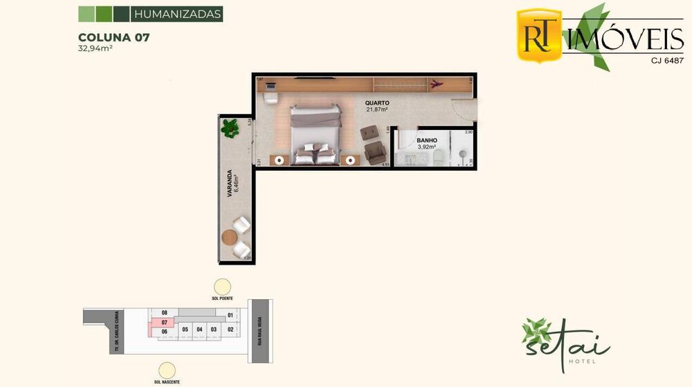 Apartamento, 1 quarto, 32 m² - Foto 11