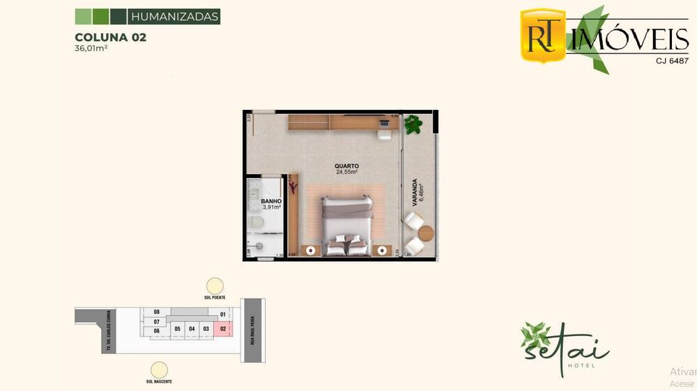 Apartamento, 1 quarto, 32 m² - Foto 8