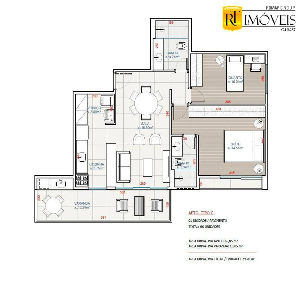 Apartamento, 2 quartos, 77 m² - Foto 17