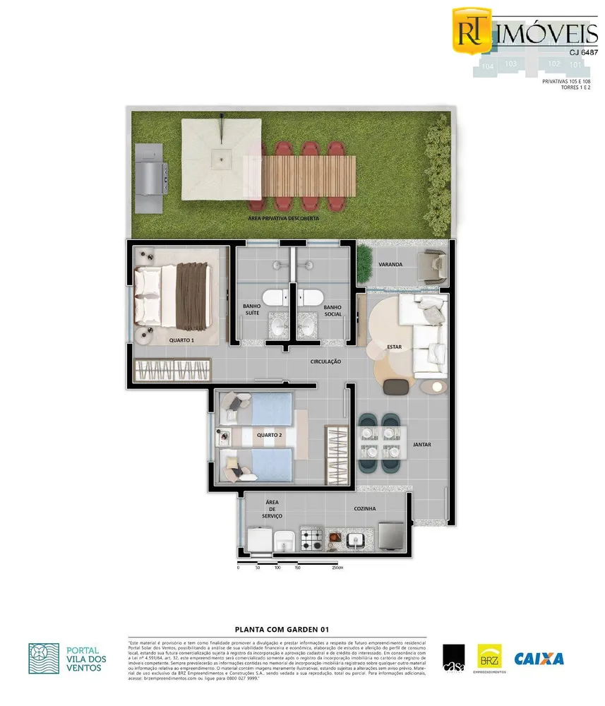 Apartamento, 2 quartos, 50 m² - Foto 22