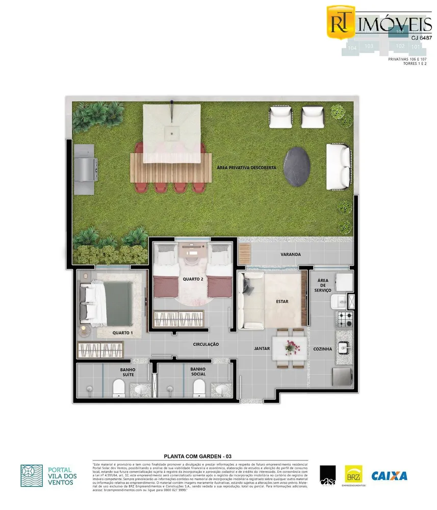 Apartamento, 2 quartos, 50 m² - Foto 24