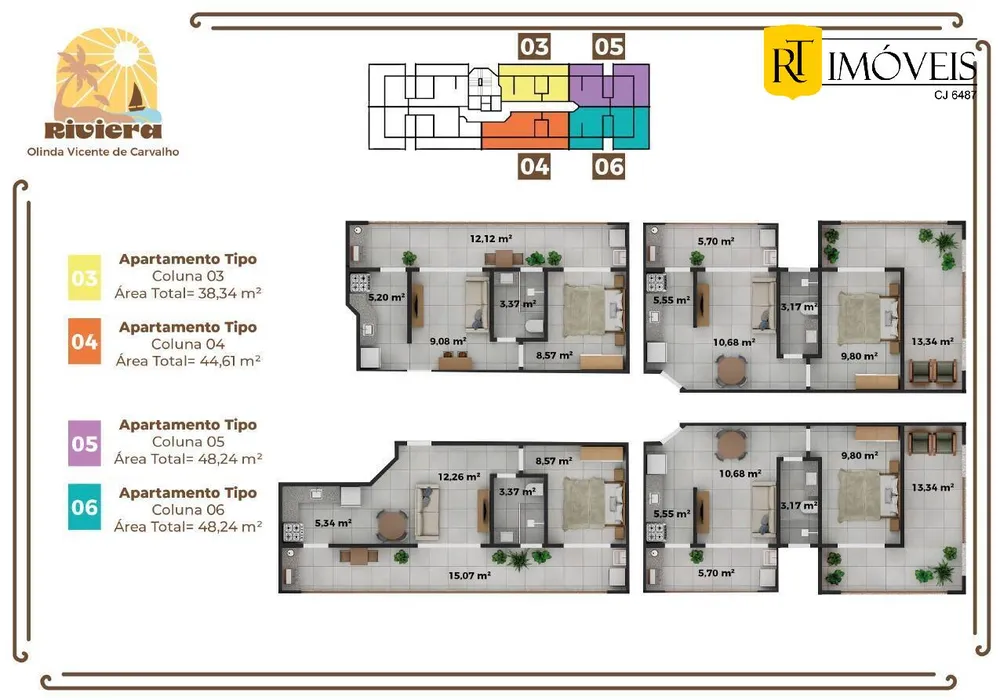 Apartamento, 1 quarto, 48 m² - Foto 15