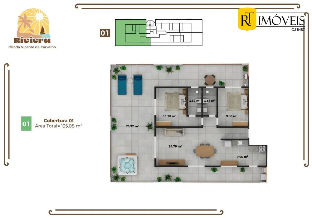 Apartamento, 1 quarto, 48 m² - Foto 17