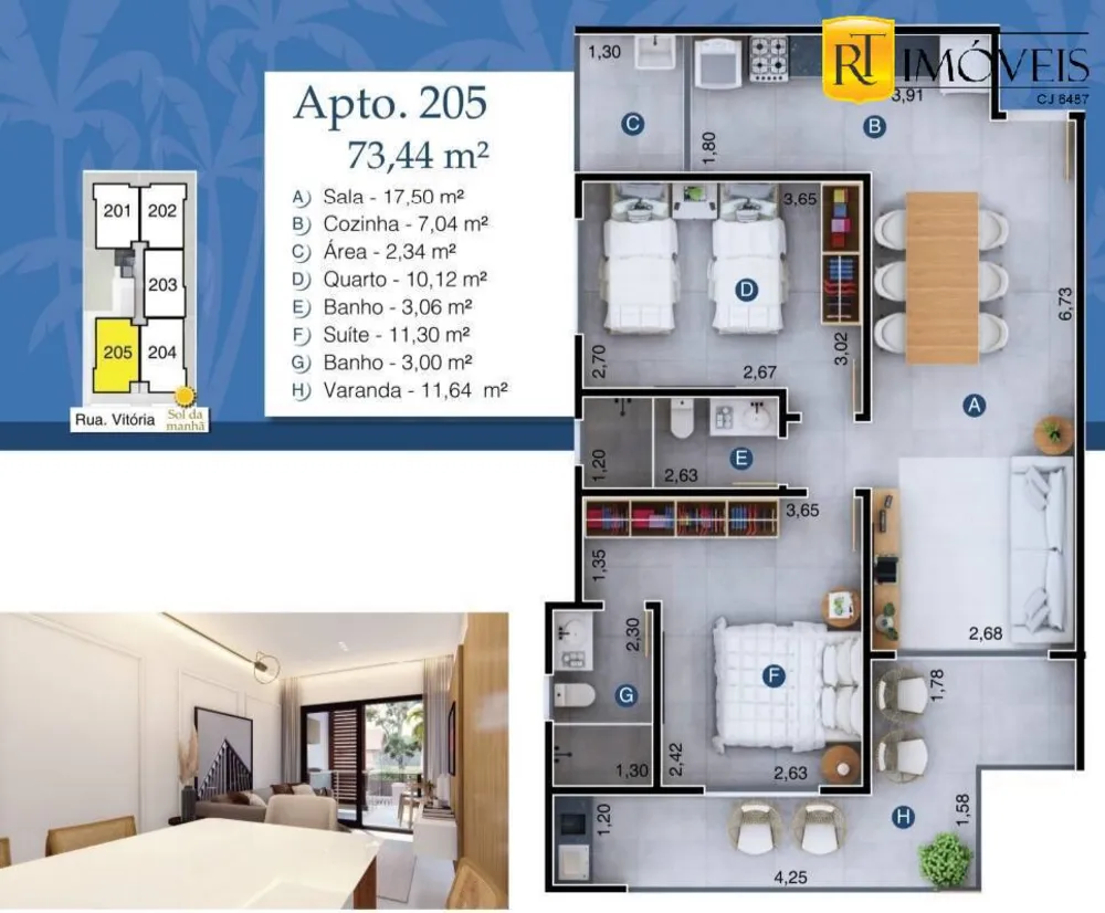 Apartamento, 2 quartos, 64 m² - Foto 15