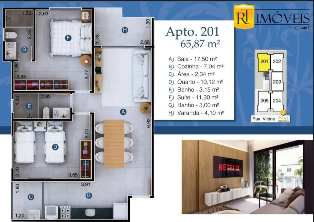 Apartamento, 2 quartos, 64 m² - Foto 9