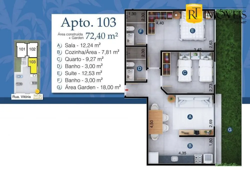 Apartamento, 2 quartos, 64 m² - Foto 12