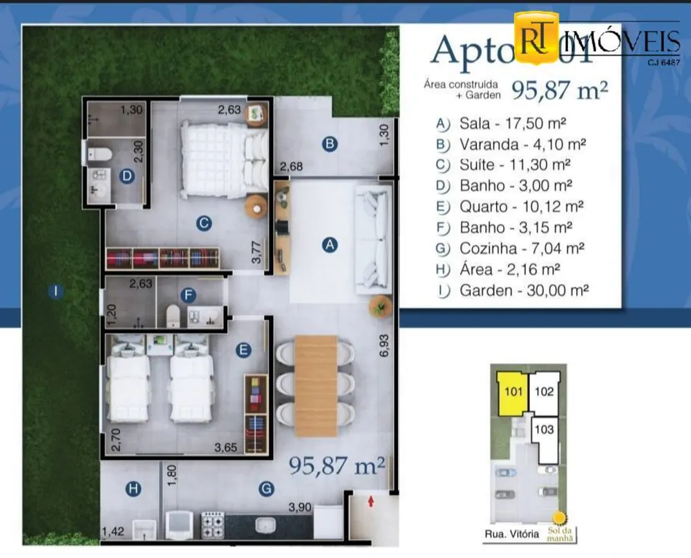 Apartamento, 2 quartos, 64 m² - Foto 1