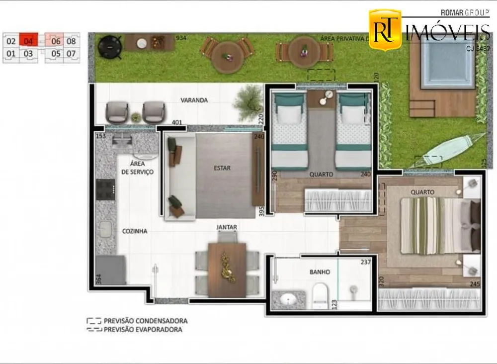 Apartamento, 2 quartos, 45 m² - Foto 3