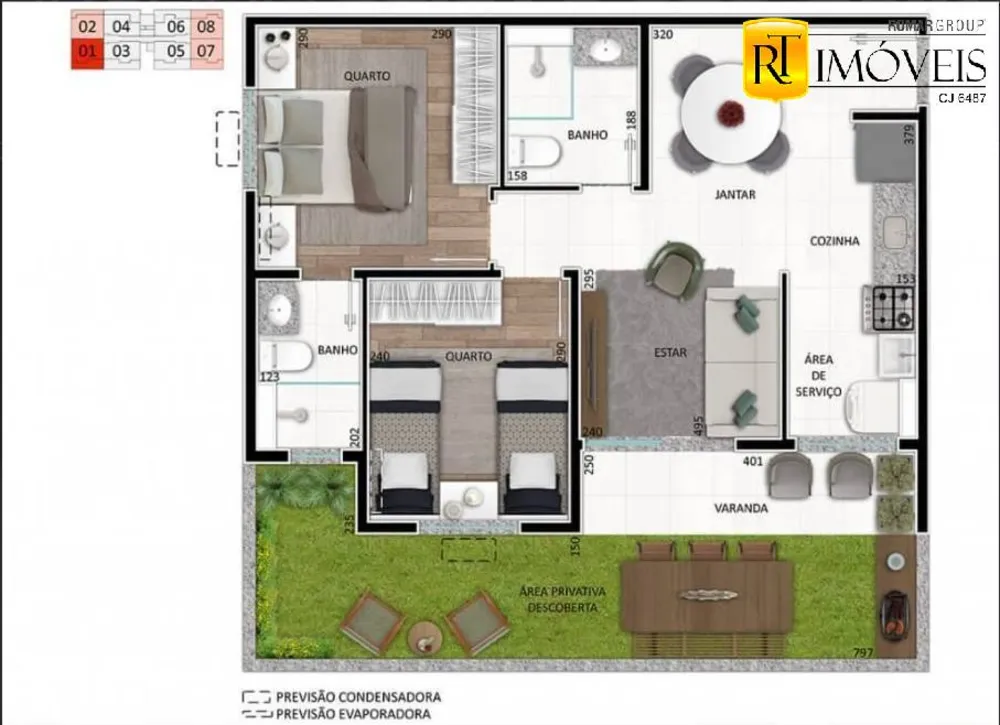 Apartamento, 2 quartos, 45 m² - Foto 5