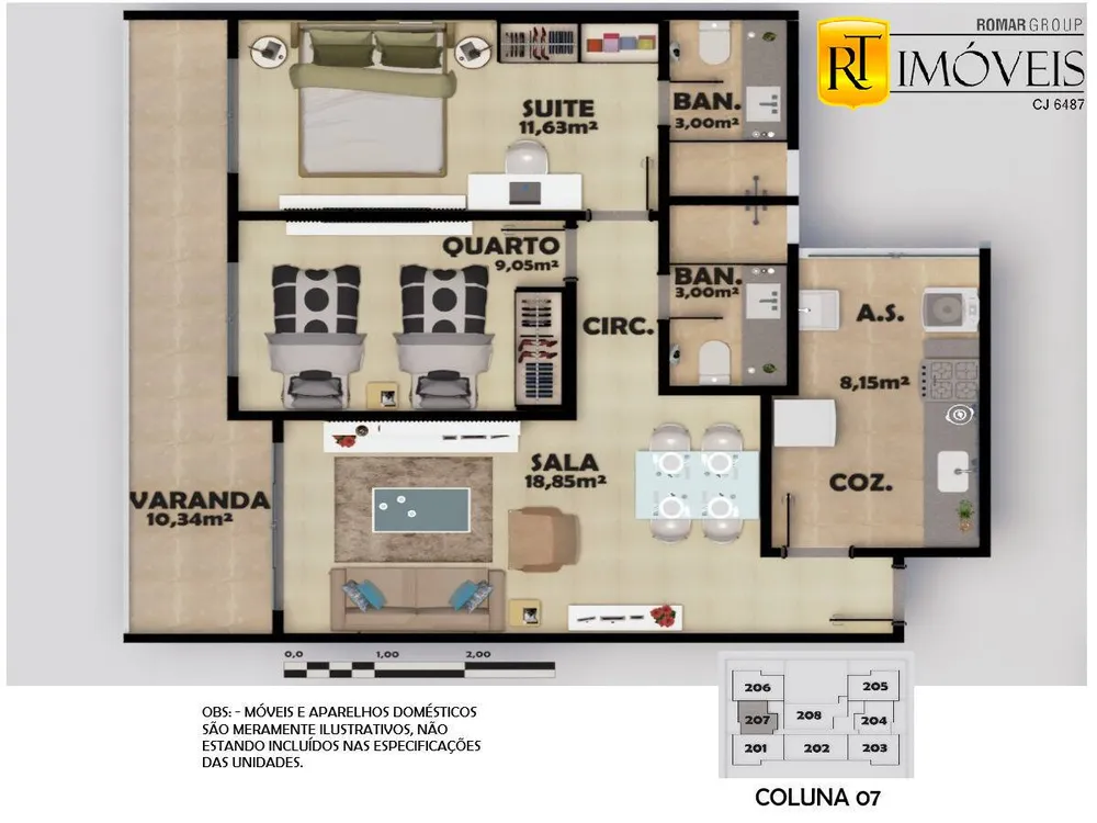 Apartamento, 2 quartos, 74 m² - Foto 32