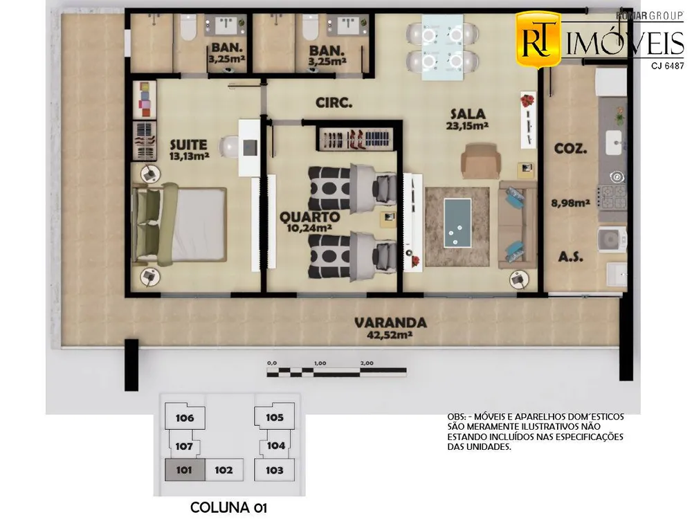 Apartamento, 2 quartos, 74 m² - Foto 31