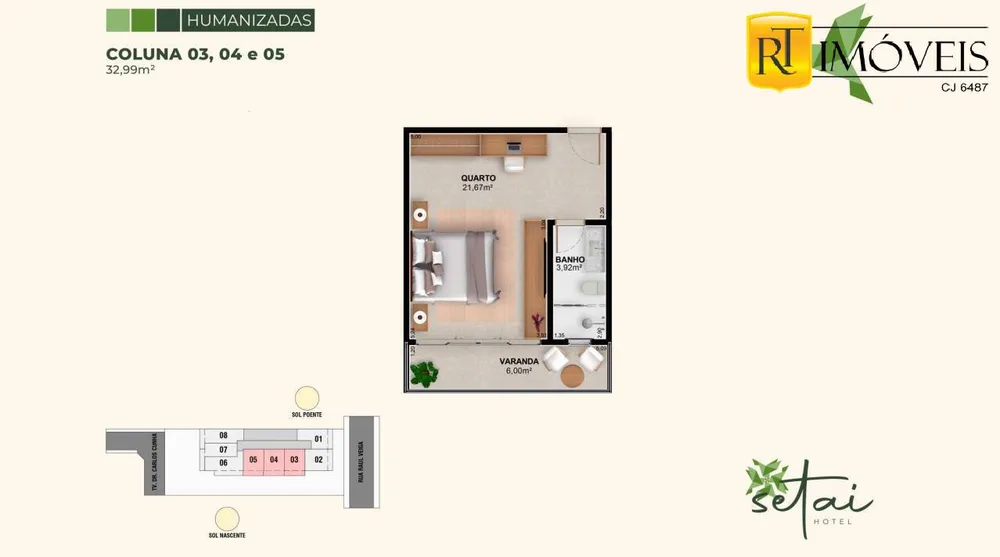 Apartamento, 1 quarto, 32 m² - Foto 9
