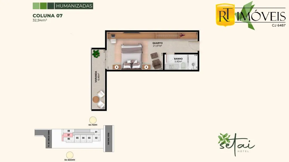 Apartamento, 1 quarto, 32 m² - Foto 11